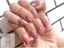 ネイルズガッシュ 蒲田東口店(NAILsGUSH)/ピンクニュアンス/キラキラ/韓国