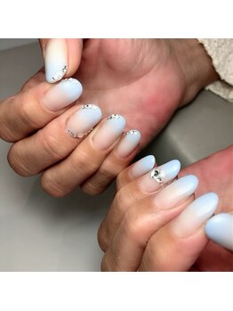 ミント(Mint.)/カラーグラデ◇ジェルネイル