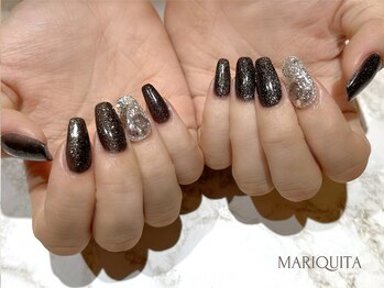 ネイルサロン マリキータ(MARIQUITA)/ブラックネイル/クロムネイル