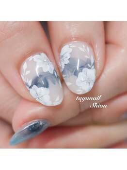 たゆ ネイル(たゆnail)/パラジェルフラワーネイル