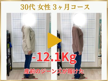 東広島あい整体院/３０代ダイエット実績