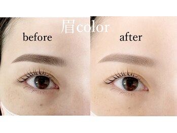 ムル 布袋駅店(MURU)の写真/Newトレンド《眉毛スタイリング×選べる眉カラーリング》時短×悩み解消!毎日をもっと楽に似合わせ眉毛♪