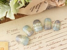 スプリング アイラッシュアンドネイル(SPRING eyelash&nail)/3色ラメグラデーション☆