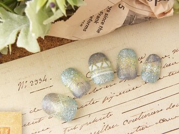 スプリング アイラッシュアンドネイル(SPRING eyelash&nail)/3色ラメグラデーション☆