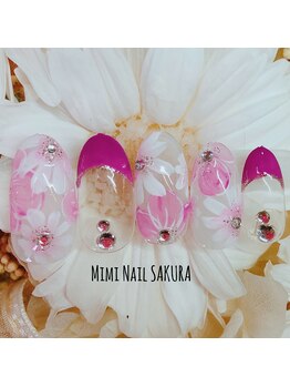 ミニ ネイル サクラ(Mini Nail SAKURA)/フラワーネイル