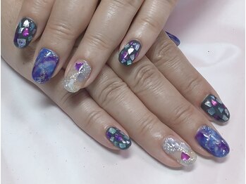 ギャラクシーシェルネイル