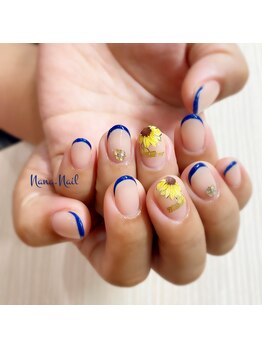 ナナネイル(Nana.Nail)/向日葵ネイル