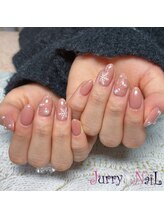 ジュリーネイル 所沢店/雪の結晶デザイン