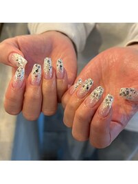 キラキラグラデーションネイル☆