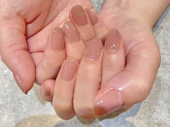 サロン ダイアナ(SALON DIANA)の写真/【ワンカラー¥4950！】シンプルだけど可愛い！を叶えたい方へ♪ツヤやフォルムにこだわり、魅せる指先へ☆