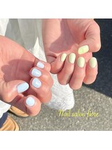 フィオーレ(fiore)/パステルカラーアシメ初夏ネイル