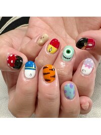 キャラクターネイル