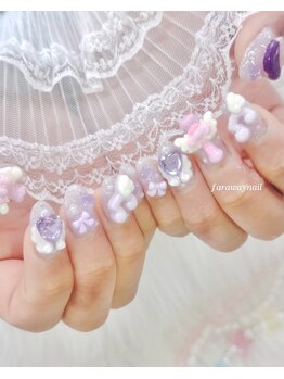 ファラウェイネイル(Faraway nail)/ゴテゴテネイル☆