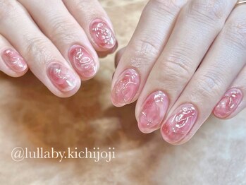 ララバイ 吉祥寺店(LULLABY)の写真/イベントや結婚式ネイルはキラキラスト-ンで華やかに♪スト-ンは好きなだけ!持込み90分やり放題¥8040～