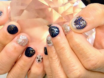 ネイルサロン シェル(Nail Salon SHELL)/花火nail