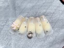 様々色でのチーク定額ネイル