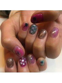 個性派アートネイル