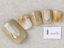 アイネイルズ 三宮店(I nails)/くすみグリーン¥8000
