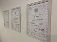 ライズ 札幌店(RISE)/スタッフのシュガーリスト認定証