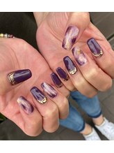 トータルサロン 白べぇーっ プラス/パープルネイル