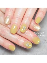 たゆ ネイル(たゆnail)/グリーンイエローネイル