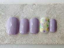 カラ ネイル 中津店(calla nail)/ふんわりドット♪