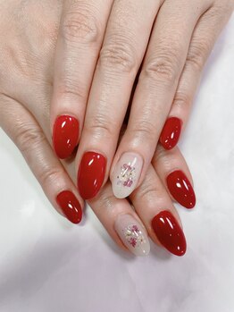 ネイルサロン ビューティーマジック 川口店/押し花ネイル