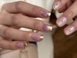 キレイめニュアンスネイル！