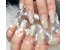 ジェルチップ【長さ出し10本】極艶仕上げ♪デザインやり放題B 
