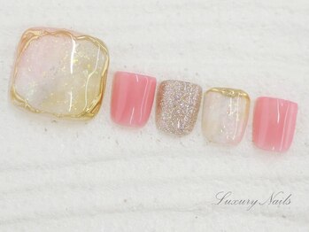 ラグジュアリー ネイルズ(Luxury Nails)/ふんわり＊パステルNail