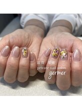 ジェルメ(germer)/控えめカラーにドライフラワー！