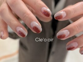 塗りかけネイル