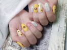 ひまわりネイル