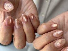 レトネイル レトネイル 大阪梅田(reto nail)/ピンクマグネット/ニュアンス/夏