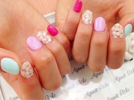 【３Ｄお花ネイル】