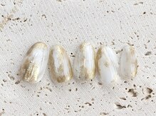 ネイルドッグ(NAIL DOG)/ホワイト×ゴールド♪