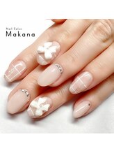 マカナ(Makana)/チェック柄ネイル