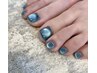 【フットネイル／フットバス付】オフ込み◎マグネットネイル¥5,500