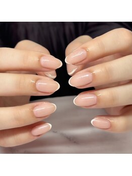 白フレンチネイル