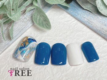 ネイルサロン トゥリー(TREE)/フット親指アートコース¥7800