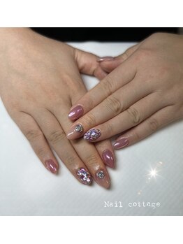ネイルコテージ(Nail cottage)/Mirror powder design