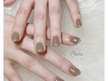 シェリエ(Cherie)/ラメフレンチ/ローズブラウン