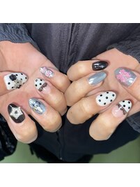 ガーリー女児ネイル