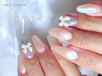 トパ(topa)/2本アート×リボン