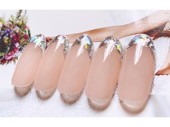 エンジェルビューティーネイルアンドアイラッシュ(Angel Beauty nail&eyelash)/2021年大流行◆ガラスフレンチ