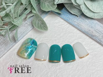 ネイルサロン トゥリー(TREE)/フット親指アートコース¥7800