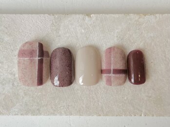 カラ ネイル 中津店(calla nail)/check×fur