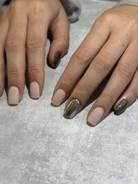 ほんのりピンク×ミラー