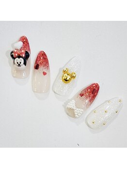 キャラクターLOVEネイル