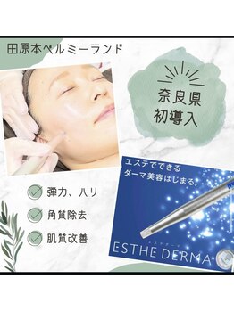 ベルミーランド 田原本/奈良県初☆エステダーマ